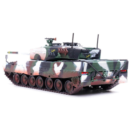 Leopard 2A4 Main Battle Tank with Snorkel "Winter Camouflage" German Army "Armor Premium" Series 1/72 Diecast Model by Panzerkampf - Panzerkampf - ModelCars.com