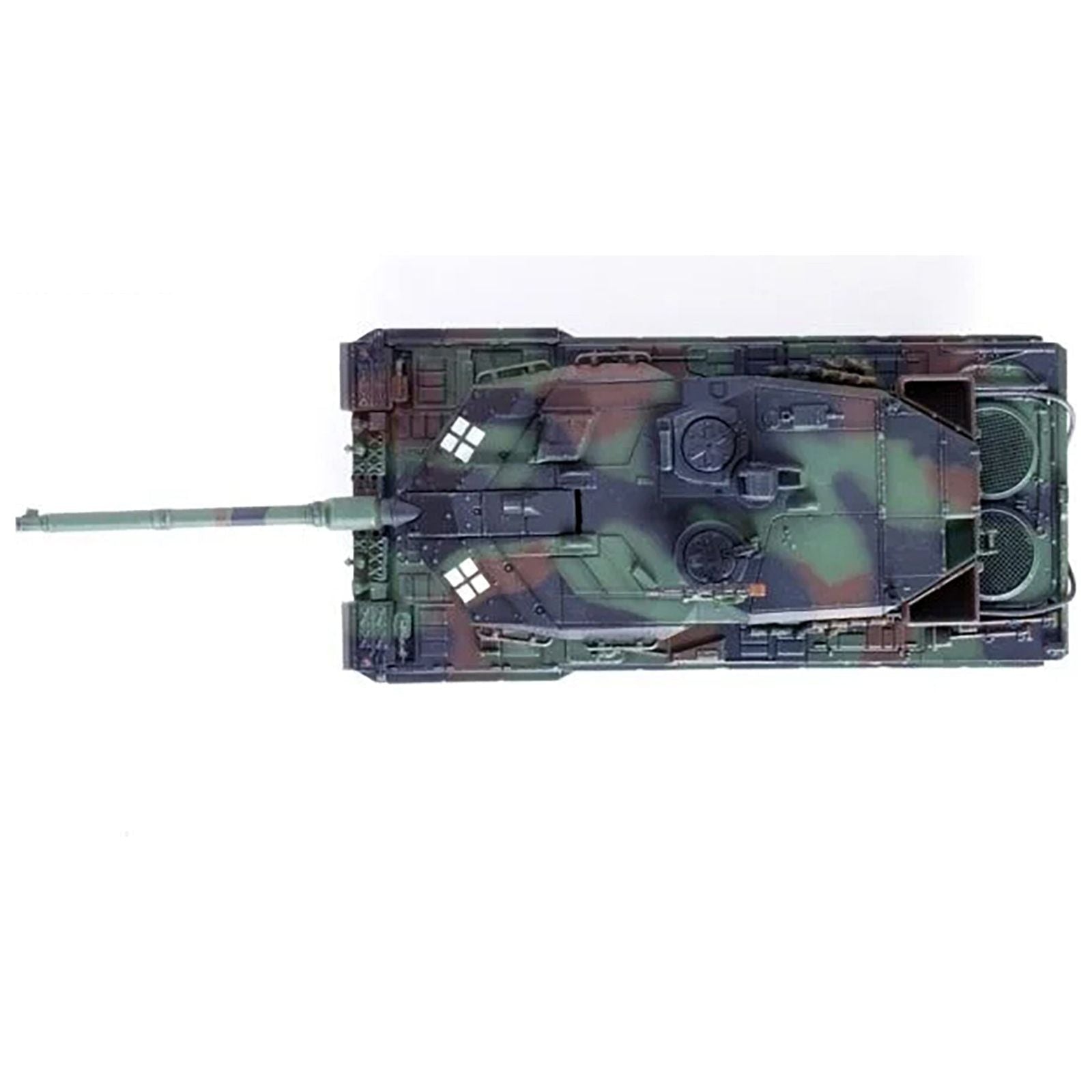 Leopard 2A6 Main Battle Tank Green Camouflage "Ukrainian Army" "Armor Premium" Series 1/72 Diecast Model by Panzerkampf - Panzerkampf - ModelCars.com