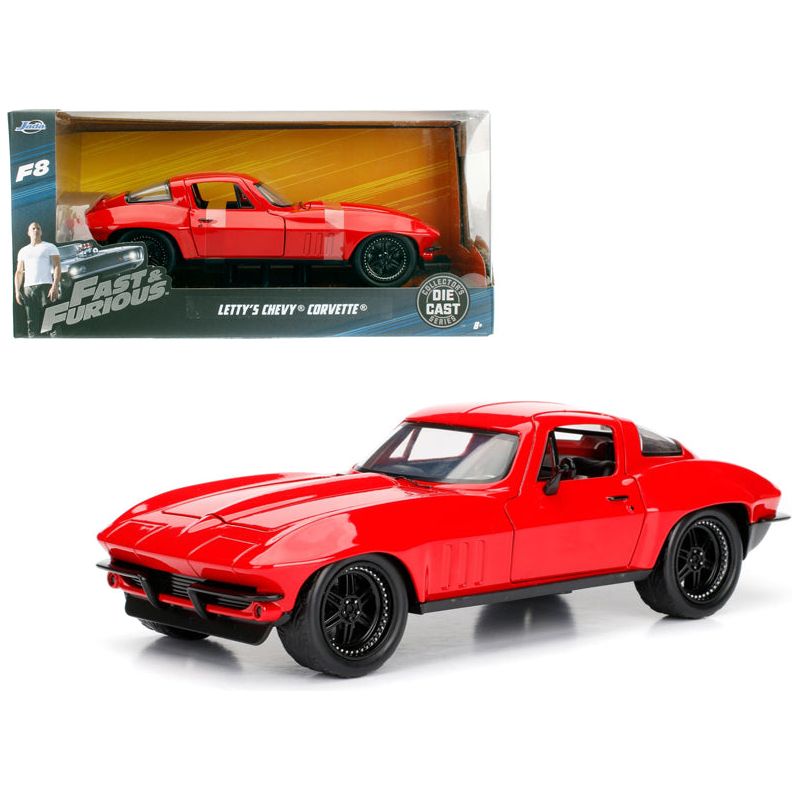 Letty's Chevrolet Corvette Fast & Furious F8 "The Fate of the Furious" Movie 1/24 Diecast Model Car by Jada-Jada-ModelCars.com