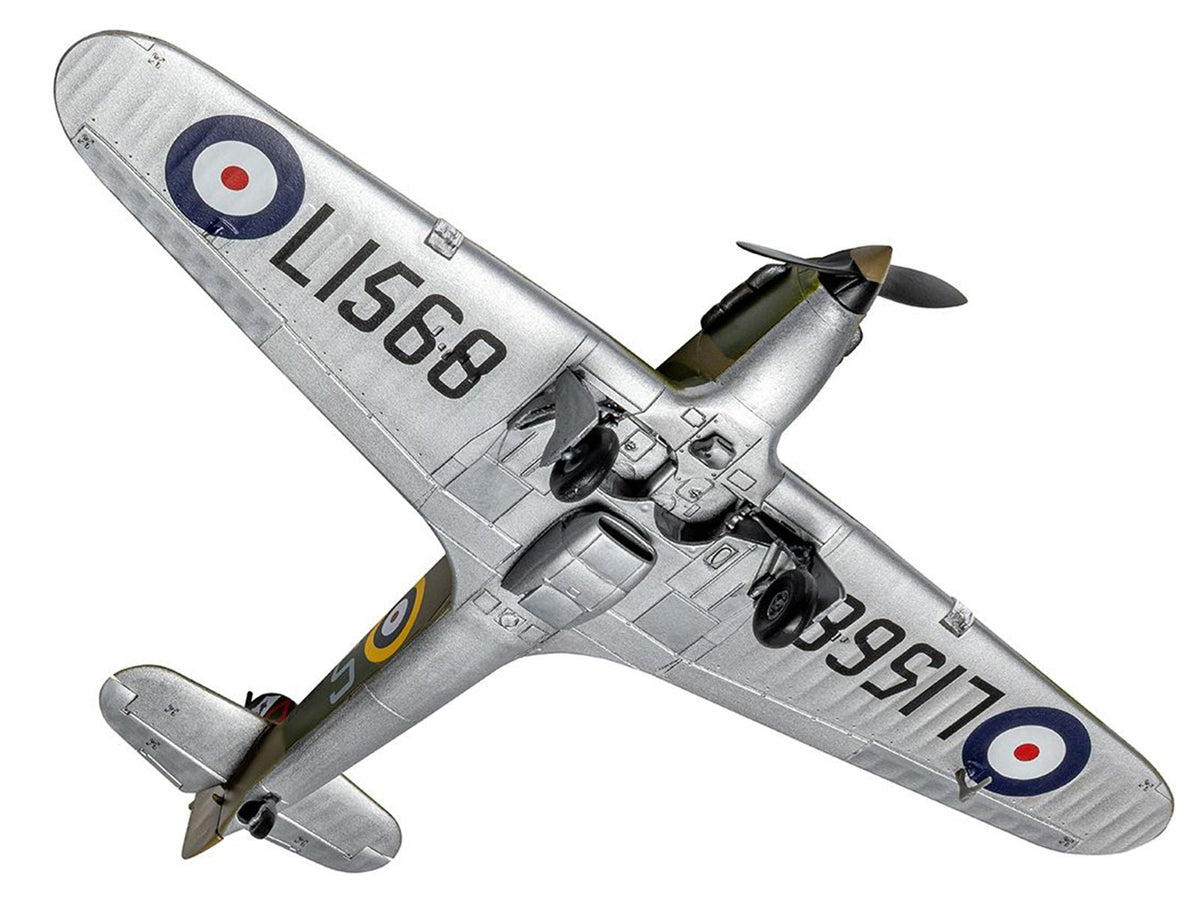 Level 1 Model Kit Hawker Hurricane Mk.I Aircraft with 2 Scheme Options 1/72 Scale Plastic Model Kit by Airfix-Airfix-ModelCars.com