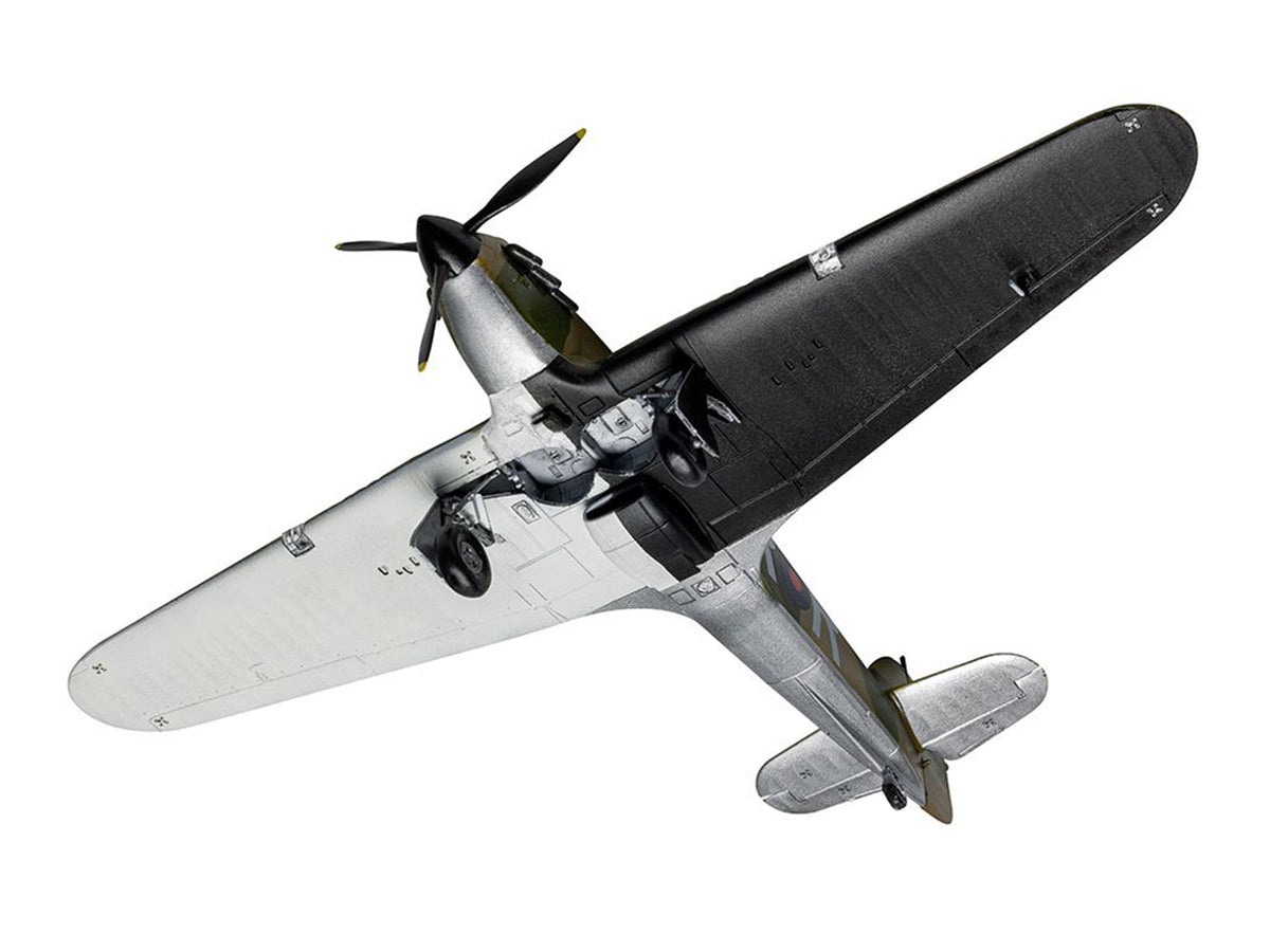 Level 1 Model Kit Hawker Hurricane Mk.I Aircraft with 2 Scheme Options 1/72 Scale Plastic Model Kit by Airfix-Airfix-ModelCars.com