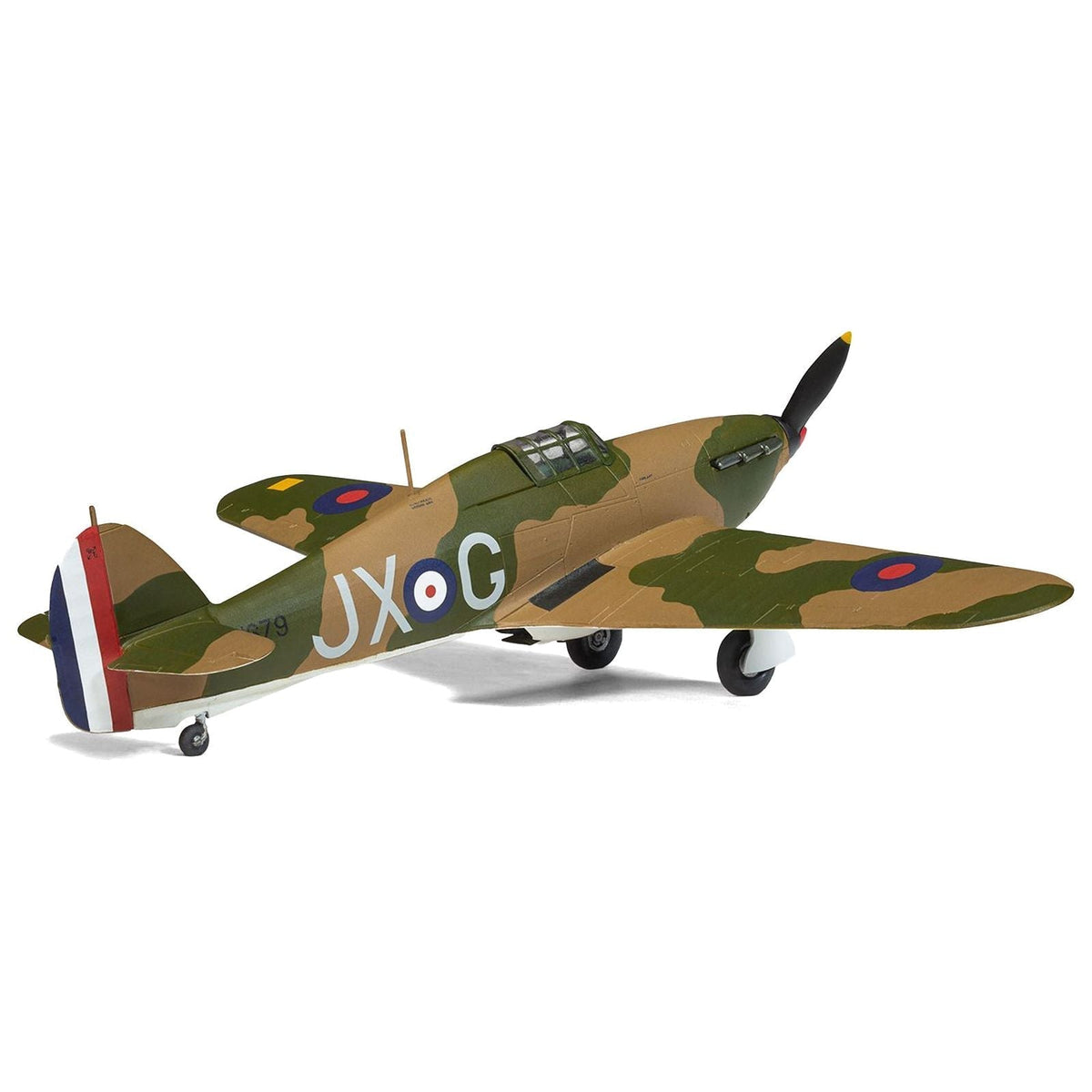 Level 1 Model Kit Hawker Hurricane Mk.I Fighter Aircraft 1/72 Plastic Model Kit by Airfix-Airfix-ModelCars.com