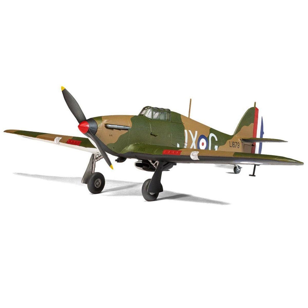 Level 1 Model Kit Hawker Hurricane Mk.I Fighter Aircraft 1/72 Plastic Model Kit by Airfix-Airfix-ModelCars.com