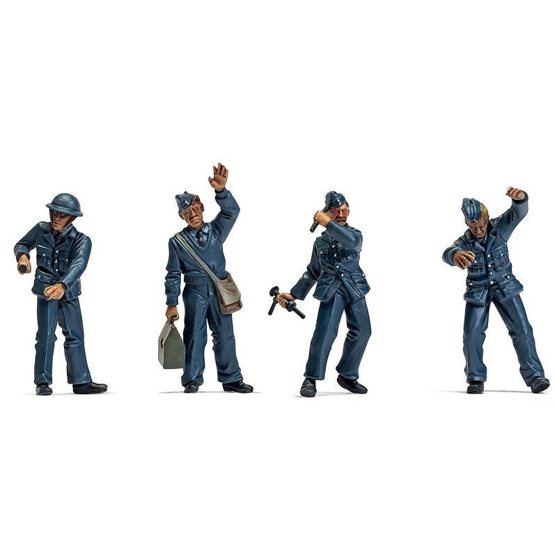 Level 1 Model Kit WWII RAF Ground Crew Figure and Accessory Set 1/48 Plastic Model Kit by Airfix - Airfix - ModelCars.com