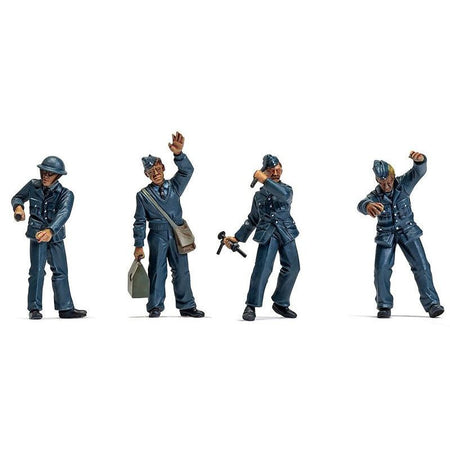 Level 1 Model Kit WWII RAF Ground Crew Figure and Accessory Set 1/48 Plastic Model Kit by Airfix - Airfix - ModelCars.com