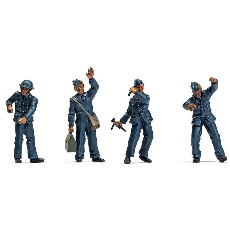 Level 1 Model Kit WWII RAF Ground Crew Figure and Accessory Set 1/48 Plastic Model Kit by Airfix-Airfix-ModelCars.com