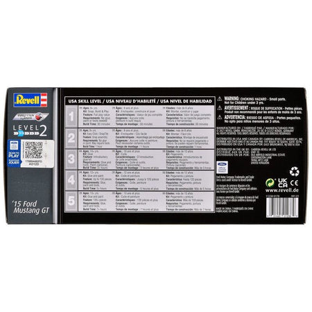 Level 2 Easy - Click Model Kit 2015 Ford Mustang GT 1/25 Scale Model by Revell - Revell - ModelCars.com