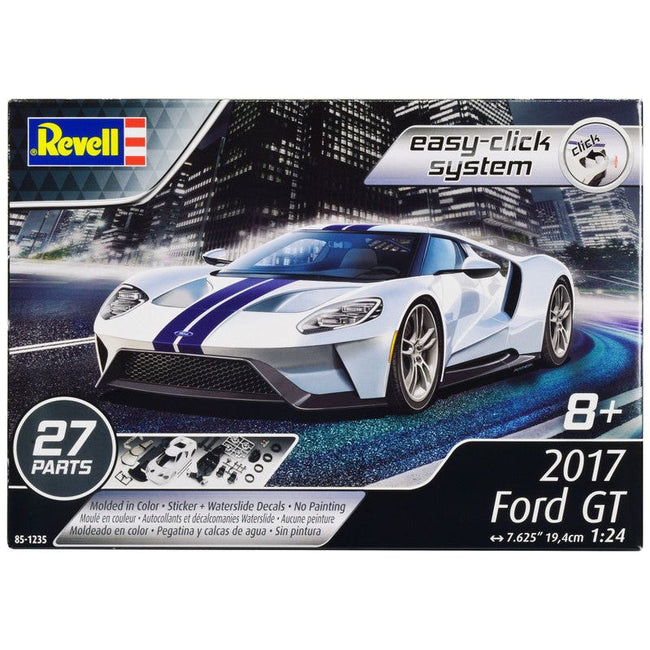 Level 2 Easy-Click Model Kit 2017 Ford GT 1/24 Scale Model by Revell-Revell-ModelCars.com