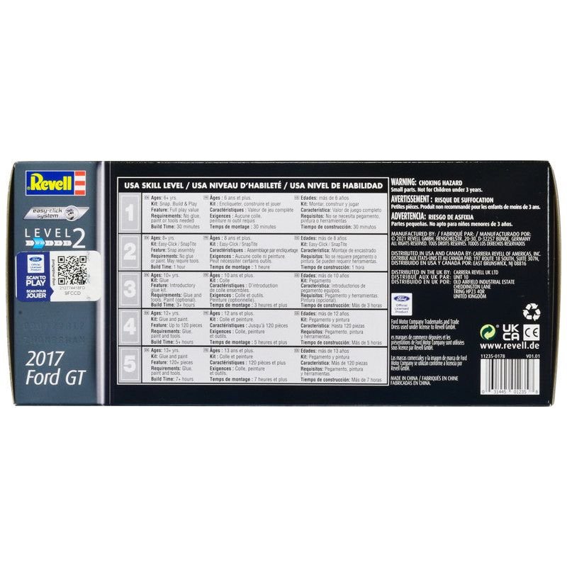 Level 2 Easy - Click Model Kit 2017 Ford GT 1/24 Scale Model by Revell - Revell - ModelCars.com
