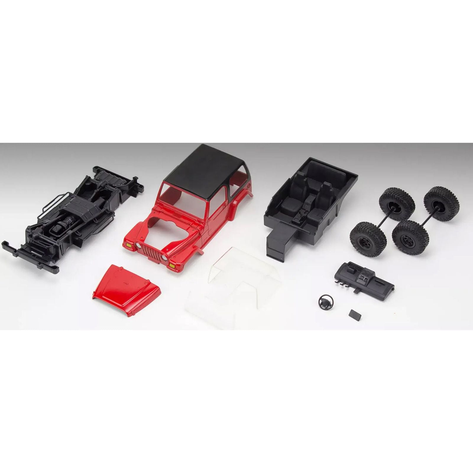 Level 2 Easy - Click Model Kit Jeep Wrangler Rubicon 1/25 Scale Model by Revell - Revell - ModelCars.com