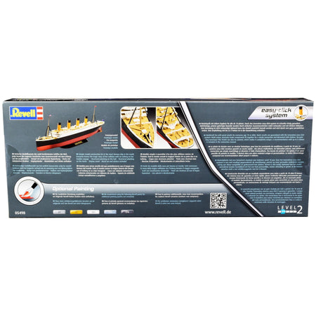 Level 2 Easy Click Model Kit RMS Titanic Passenger Liner Ship 1/600 Scale Model by Revell - Revell - ModelCars.com