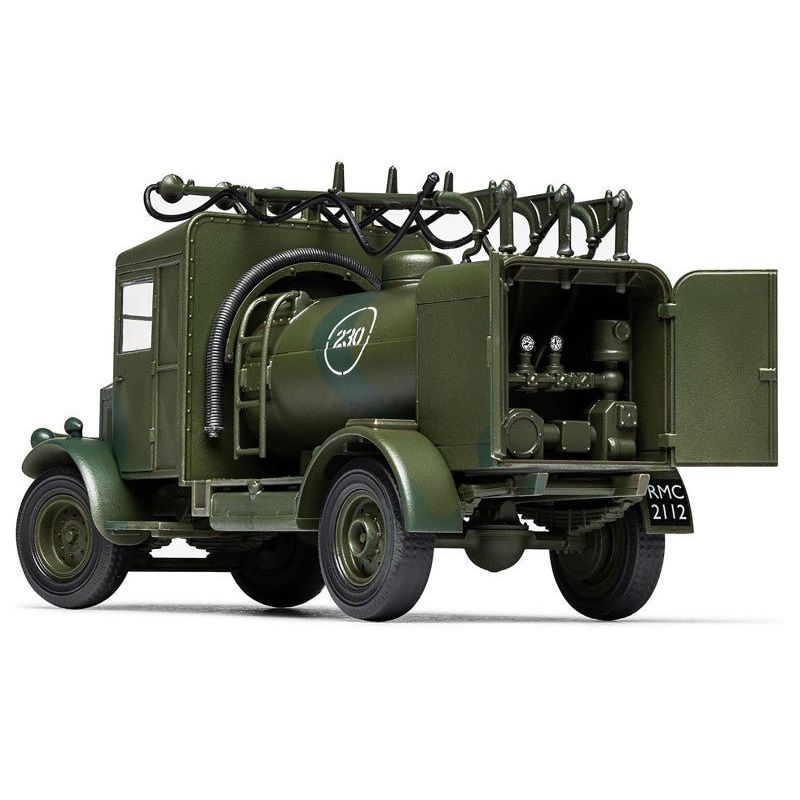 Level 2 Model Kit Albion 3-Point Fueller Truck 1/48 Plastic Model Kit by Airfix-Airfix-ModelCars.com