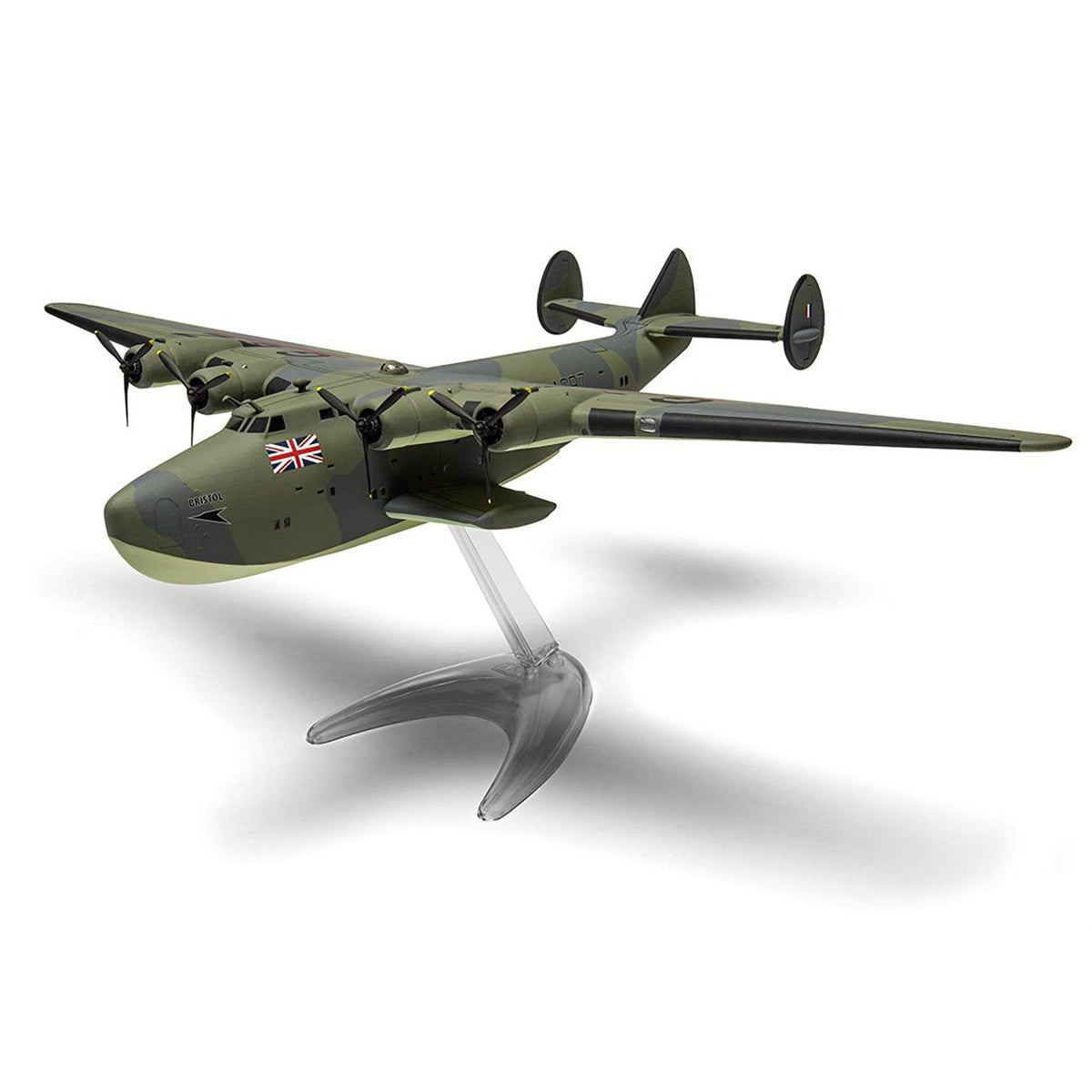 Level 2 Model Kit Boeing 314 Clipper Flying Boat with 2 Scheme Options 1/144 Plastic Model Kit by Airfix-Airfix-ModelCars.com