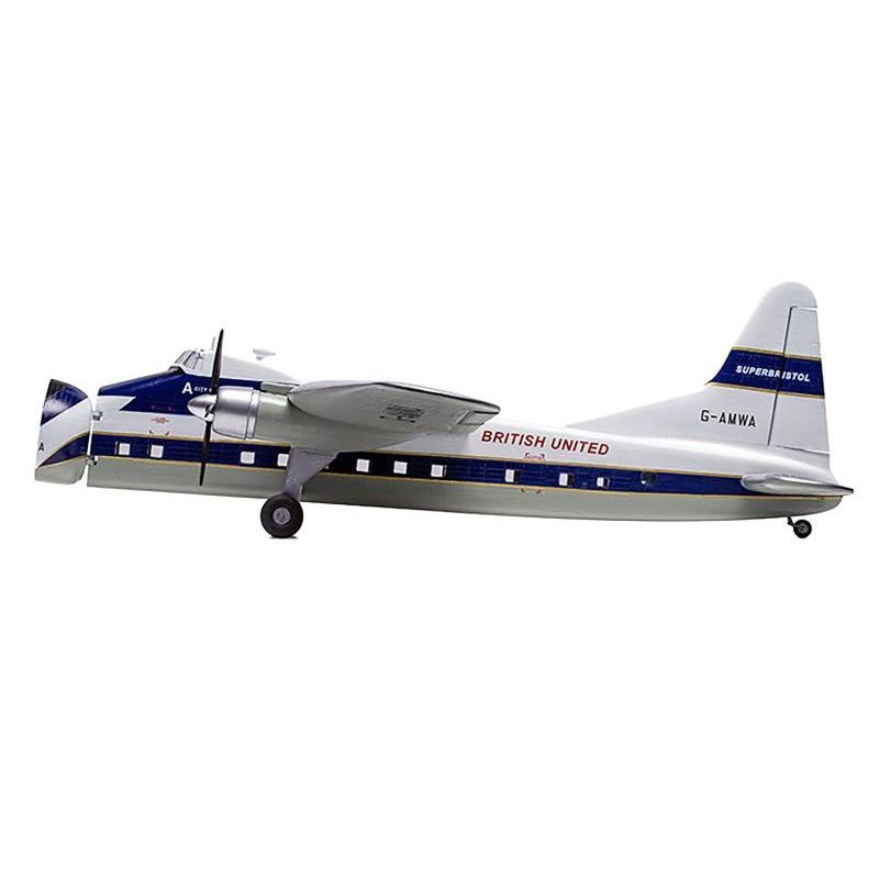 Level 2 Model Kit Bristol Superfreighter Freighter Aircraft "British United Air Ferries (BUAF)" 1/72 Plastic Model Kit by Airfix-Airfix-ModelCars.com