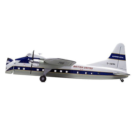 Level 2 Model Kit Bristol Superfreighter Freighter Aircraft "British United Air Ferries (BUAF)" 1/72 Plastic Model Kit by Airfix-Airfix-ModelCars.com