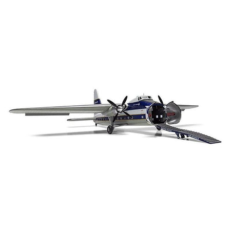 Level 2 Model Kit Bristol Superfreighter Freighter Aircraft "British United Air Ferries (BUAF)" 1/72 Plastic Model Kit by Airfix-Airfix-ModelCars.com