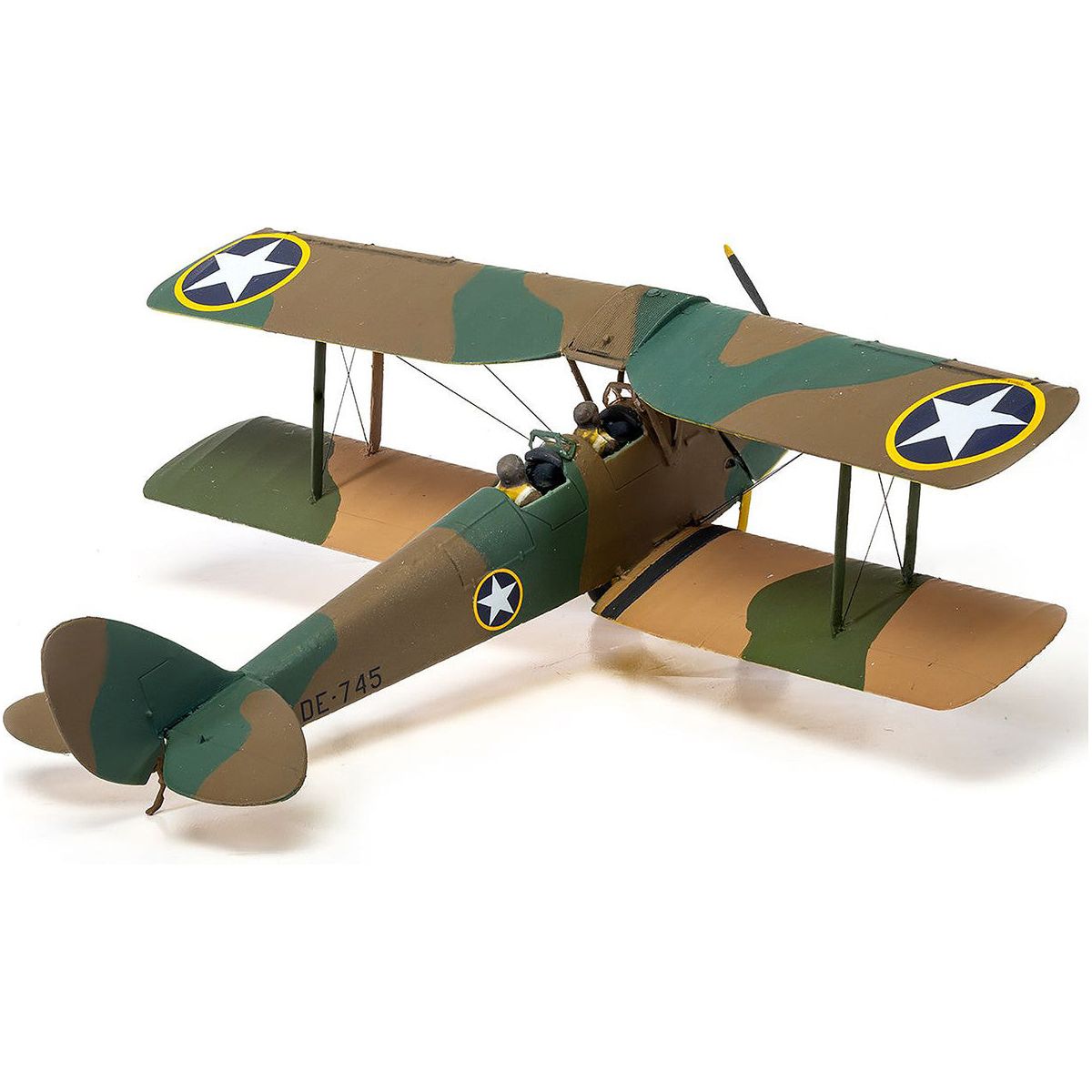 Level 2 Model Kit De Havilland Tiger Moth Aircraft with 2 Scheme Options 1/72 Plastic Model Kit by Airfix-Airfix-ModelCars.com