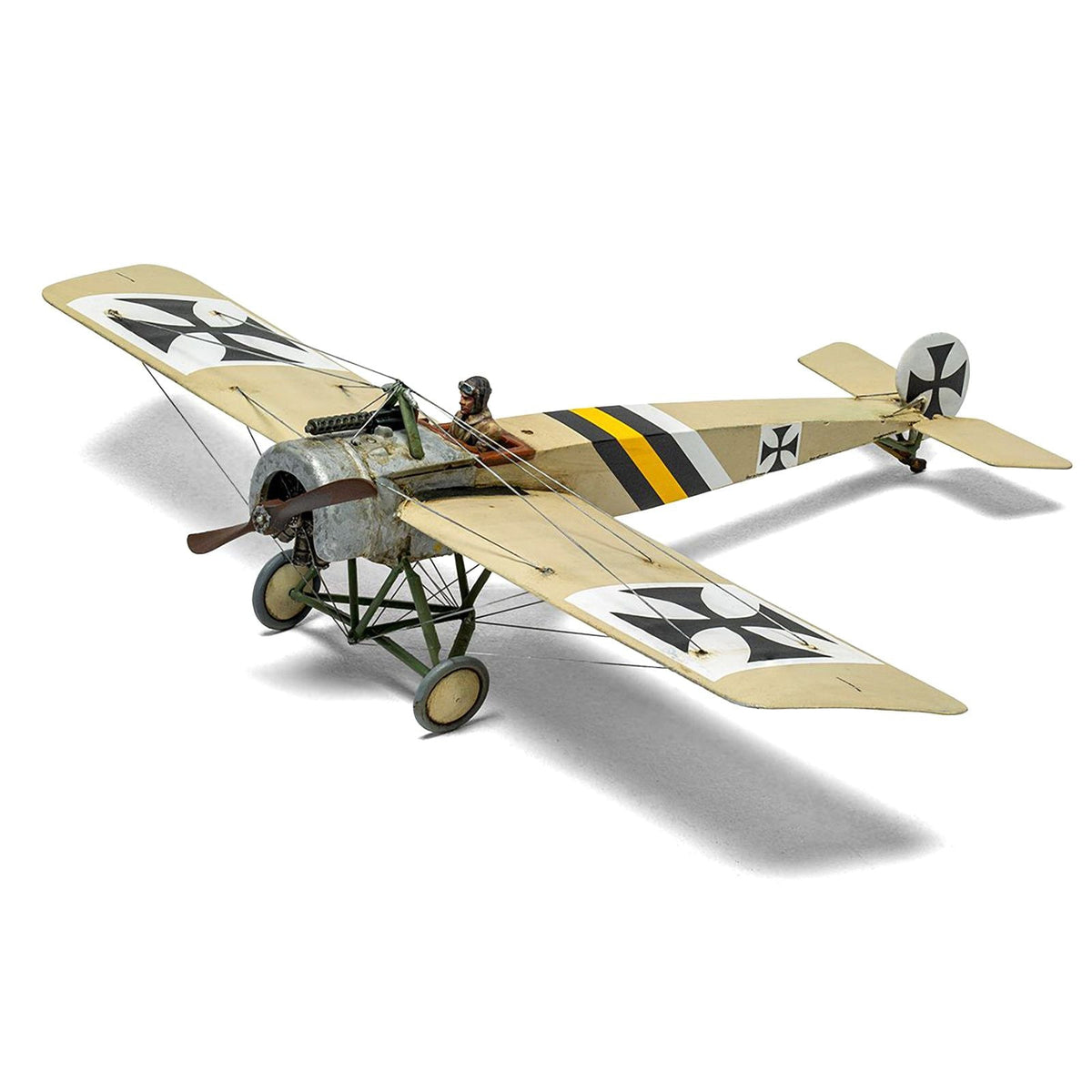 Level 2 Model Kit Fokker E.II Eindecker Fighter Aircraft 1/72 Plastic Model Kit by Airfix-Airfix-ModelCars.com