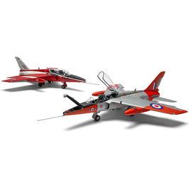 Level 2 Model Kit Folland Gnat T.1 Fighter Aircraft with 2 Scheme Options 1/48 Plastic Model Kit by Airfix-Airfix-ModelCars.com