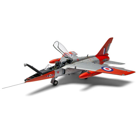 Level 2 Model Kit Folland Gnat T.1 Fighter Aircraft with 2 Scheme Options 1/48 Plastic Model Kit by Airfix-Airfix-ModelCars.com