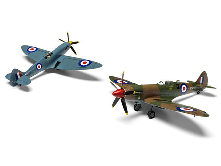 Level 2 Model Kit Supermarine Spitfire PR.XIX Fighter Aircraft with 3 Scheme Options 1/48 Plastic Model Kit by Airfix-Airfix-ModelCars.com