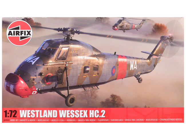 Level 2 Model Kit Westland Wessex HC.2 Helicopter with 3 Scheme Options 1/72 Plastic Model Kit by Airfix-Airfix-ModelCars.com