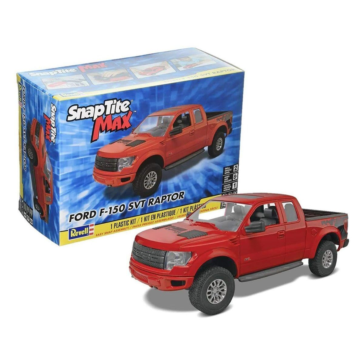 Level 2 Snap Tite Max Model Kit 2013 Ford F - 150 SVT Raptor Pickup Truck 1/25 Scale Model by Revell - Revell - ModelCars.com