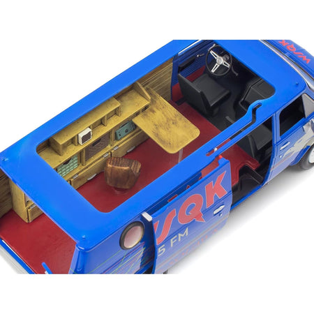 Level 3 Model Kit 1977 GMC "WSQK Squawk" Van "Stranger Things" (2016-2025) TV Series 1/25 Scale Model by Revell-Revell-ModelCars.com