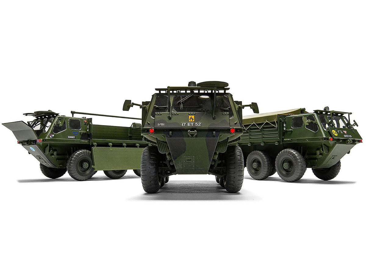 Level 3 Model Kit Alvis FV622 Stalwart Mk.2 Military Truck with 3 Scheme Options 1/35 Scale Plastic Model Kit by Airfix-Airfix-ModelCars.com