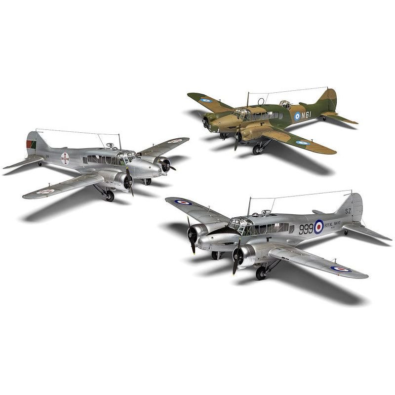 Level 3 Model Kit Avro Anson Mk.I Aircraft with 3 Scheme Options 1/48 Plastic Model Kit by Airfix - Airfix - ModelCars.com