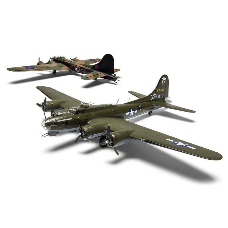 Level 3 Model Kit Boeing B-17G/Fortress Mk.III Aircraft with 2 Scheme Options 1/72 Plastic Model Kit by Airfix-Airfix-ModelCars.com