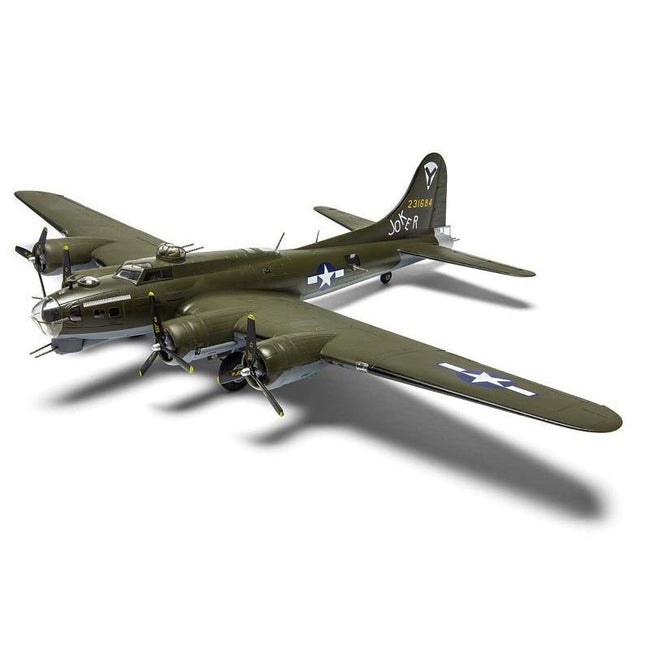 Level 3 Model Kit Boeing B-17G/Fortress Mk.III Aircraft with 2 Scheme Options 1/72 Plastic Model Kit by Airfix-Airfix-ModelCars.com