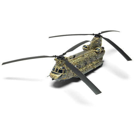 Level 3 Model Kit Boeing Chinook HC.1 (Late Production) Helicopter with 2 Scheme Options 1/72 Plastic Model Kit by Airfix-Airfix-ModelCars.com