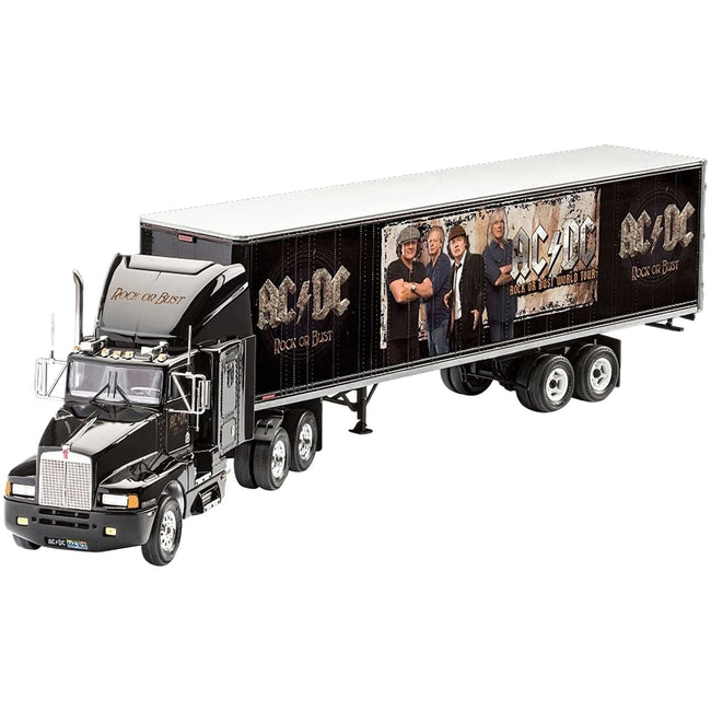 Level 3 Model Kit Kenworth Tour Truck "AC/DC Rock or Bust" 1/32 Scale Model by Revell-Revell-ModelCars.com