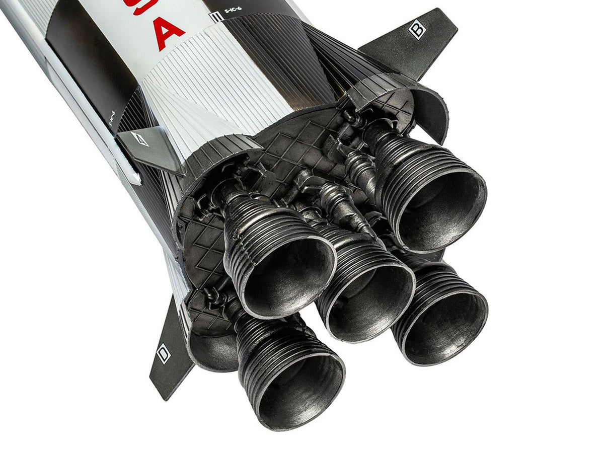Level 3 Model Kit NASA Saturn V Rocket Gift Set 1/144 Plastic Model Kit by Airfix-Airfix-ModelCars.com