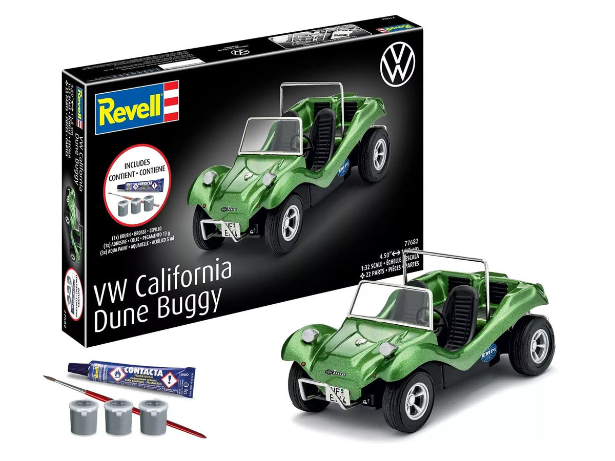 Level 3 Model Kit Volkswagen California Dune Buggy All-Included Kit 1/32 Scale Model by Revell-Revell-ModelCars.com