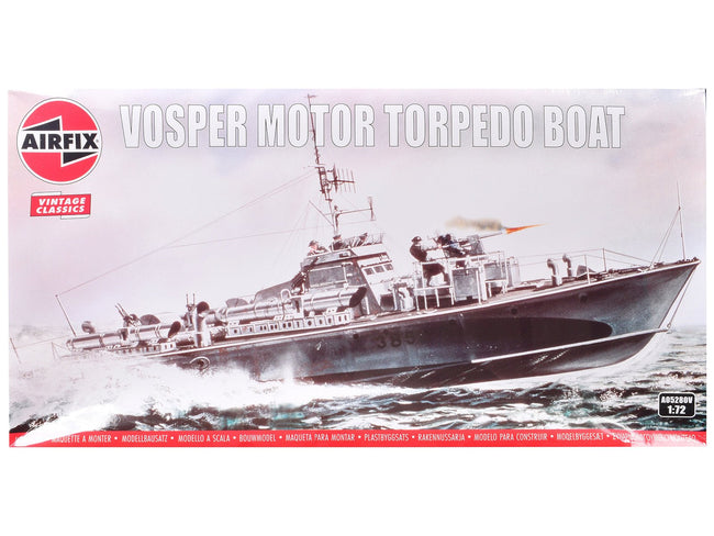 Level 3 Model Kit Vosper Motor Torpedo Boat 1/72 Plastic Model Kit by Airfix-Airfix-ModelCars.com