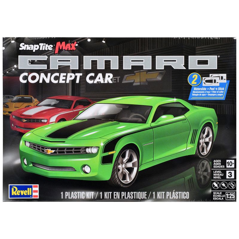 Level 3 Snap Tite Max Model Kit Chevrolet Camaro Concept Car 1/25 Scale Model by Revell-Revell-ModelCars.com
