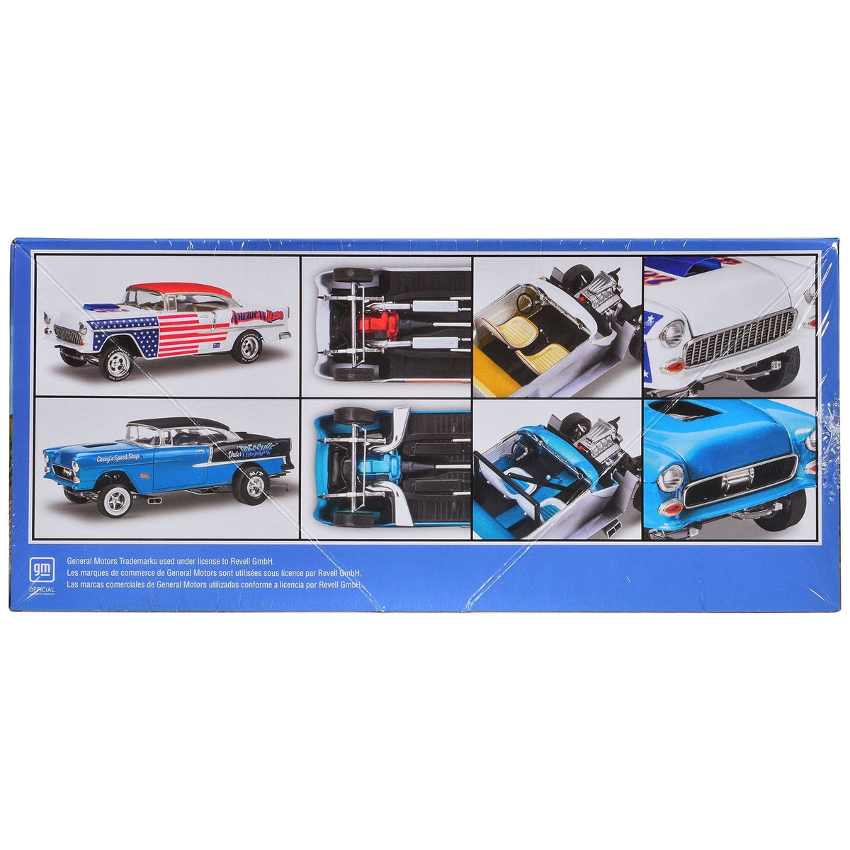Level 4 Model Kit 1955 Chevrolet Bel Air Street Machine 2-in-1 Kit 1/24 Scale Model by Revell-Revell-ModelCars.com