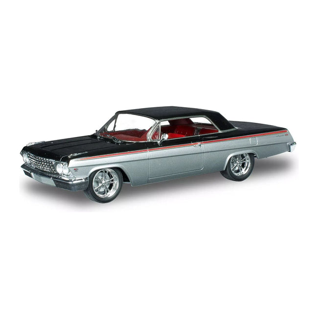 Level 4 Model Kit 1962 Chevrolet Impala Hardtop 3-in-1 Kit 1/25 Scale Model by Revell-Revell-ModelCars.com