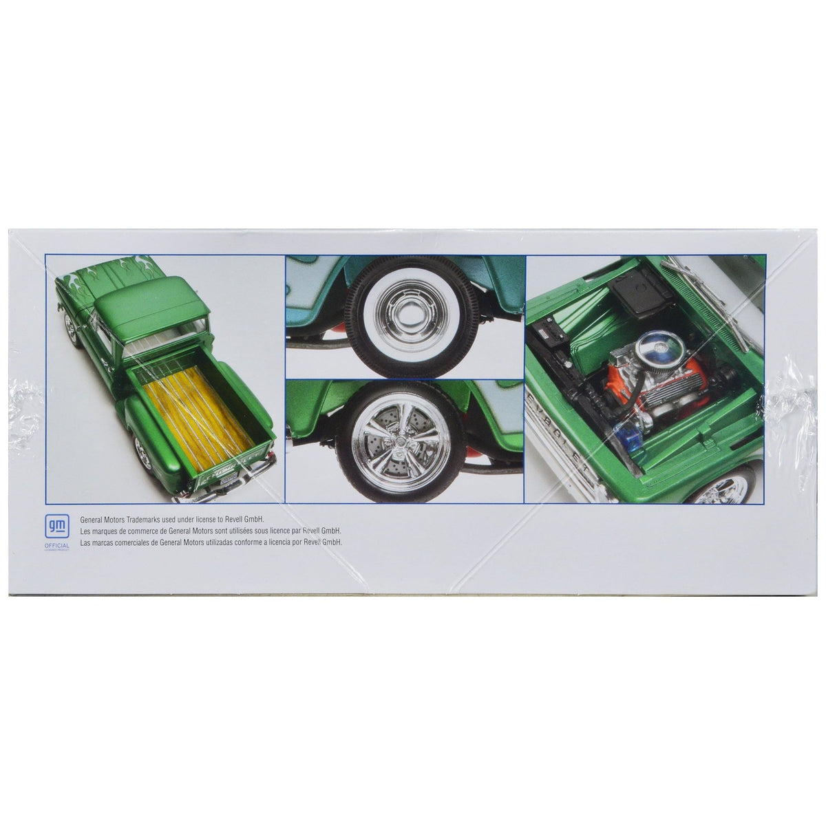 Level 4 Model Kit 1965 Chevrolet Stepside Pickup Truck 2-in-1 Kit 1/25 Scale Model by Revell-Revell-ModelCars.com