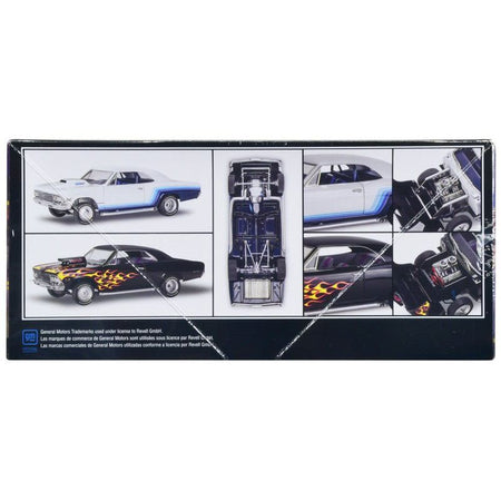 Level 4 Model Kit 1966 Chevrolet Malibu SS 2-in-1 Kit 1/24 Scale Model by Revell-Revell-ModelCars.com