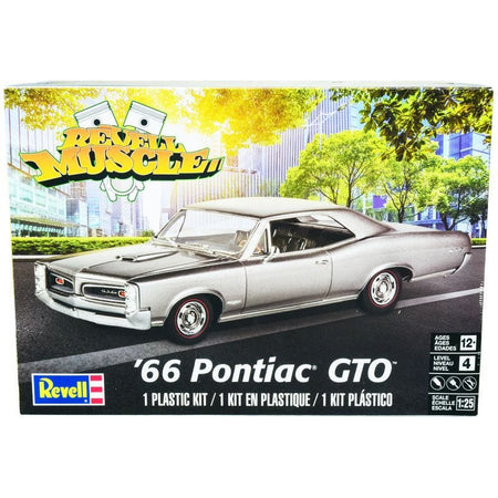 Level 4 Model Kit 1966 Pontiac GTO "Revell Muscle" Series 1/25 Scale Model Car by Revell - Revell - ModelCars.com