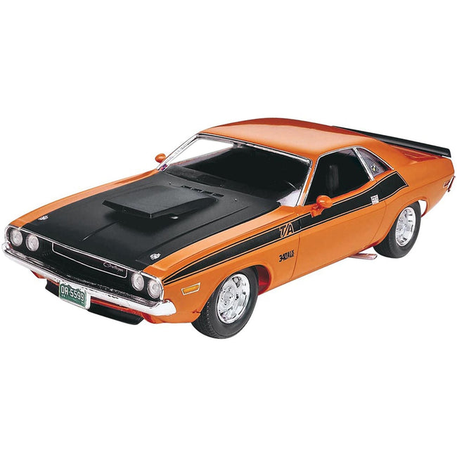 Level 4 Model Kit 1970 Dodge Challenger T/A "Streetburner" 2-in-1 Kit 1/24 Scale Model by Revell-Revell-ModelCars.com
