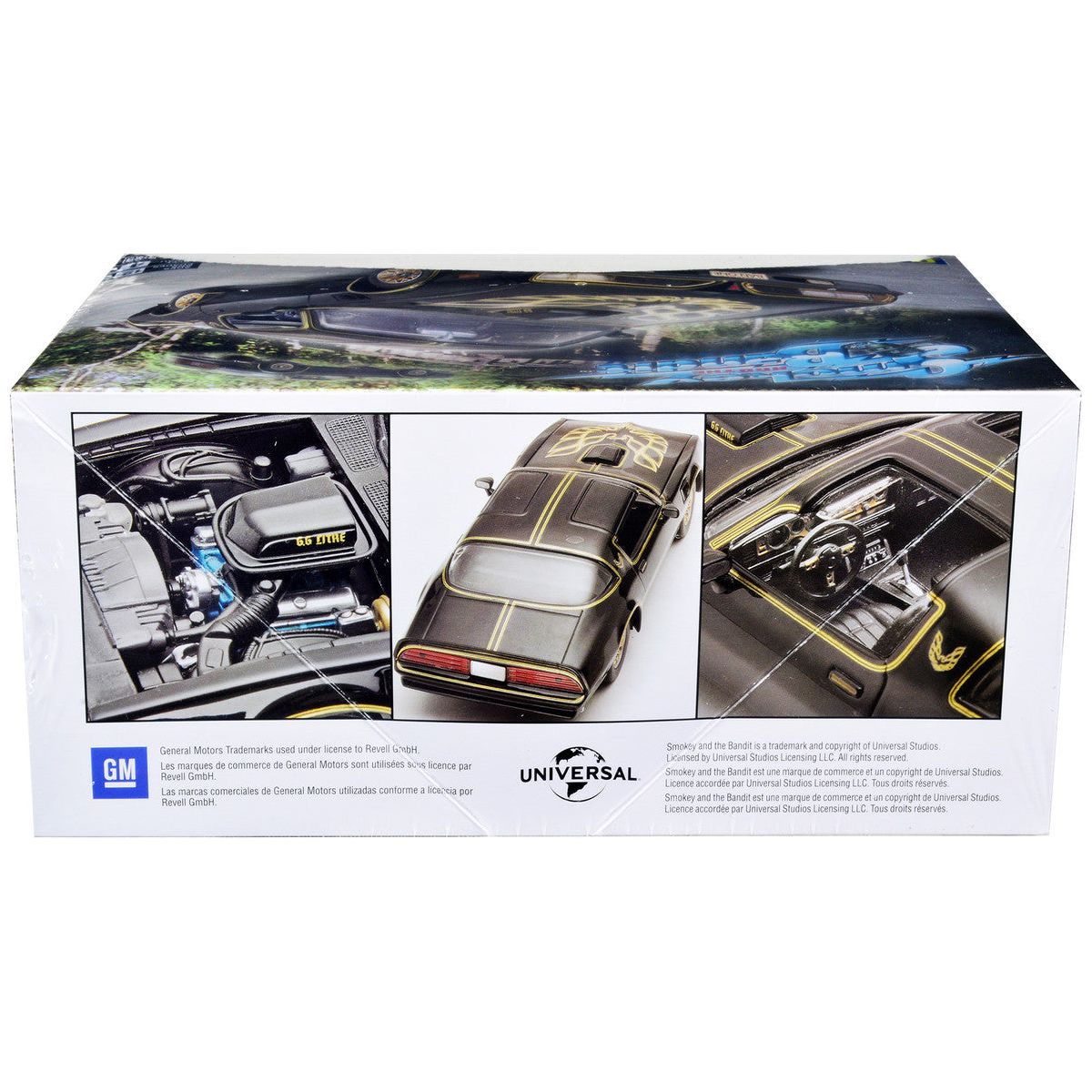 Level 4 Model Kit 1977 Pontiac Firebird "Smokey and the Bandit" (1977) Movie 1/25 Scale Model Car by Revell-Revell-ModelCars.com
