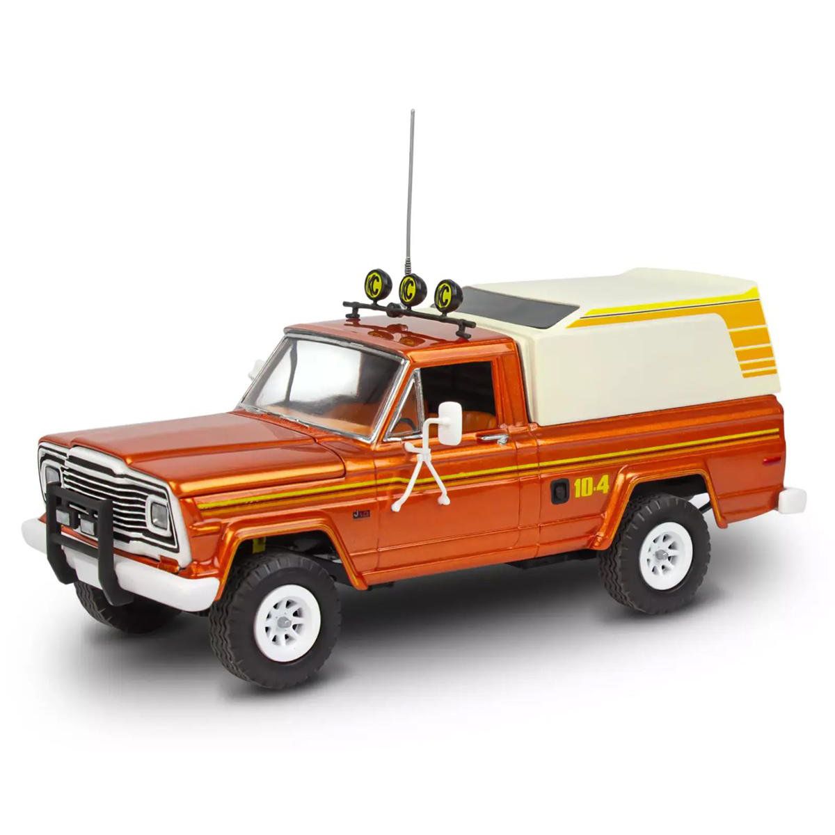 Level 4 Model Kit 1979 Jeep J-10 Pickup Truck with Camper Top 1/24 Scale Model by Revell-Revell-ModelCars.com