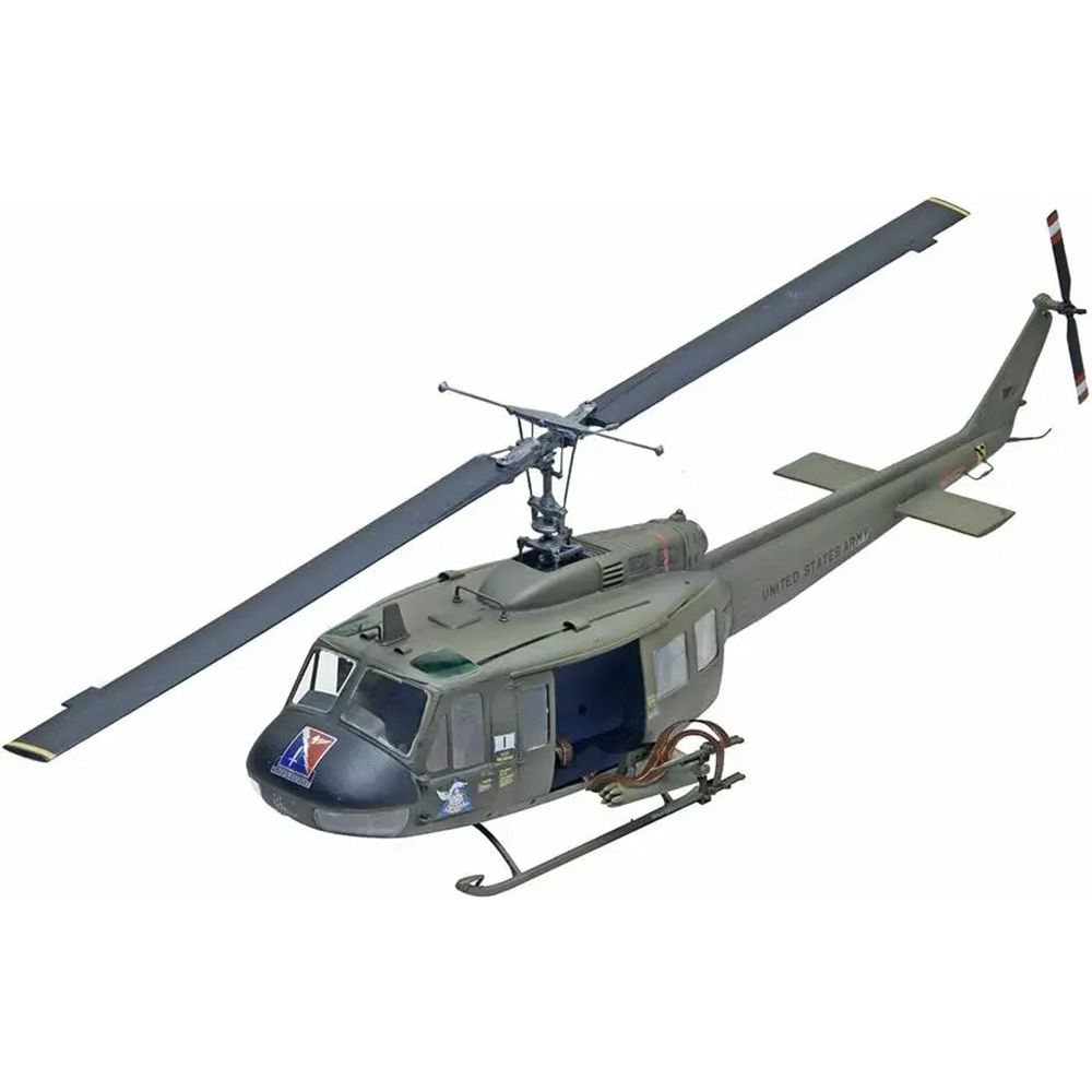 Level 4 Model Kit Bell UH-1D Iroquois "Huey" Gunship Helicopter 1/32 Scale Model by Revell-Revell-ModelCars.com