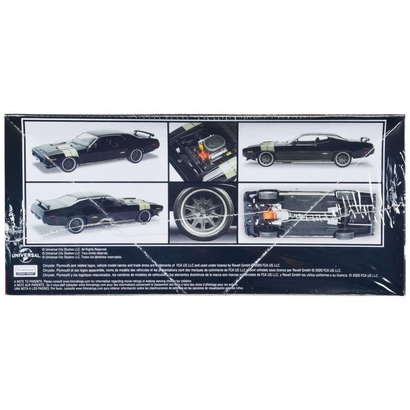 Level 4 Model Kit Dom's 1971 Plymouth GTX "Fast & Furious" 1/24 Scale Model by Revell-Revell-ModelCars.com