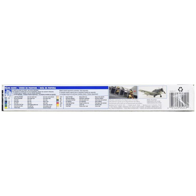 Level 4 Model Kit Douglas SBD Dauntless Bomber Aircraft 1/48 Scale Model by Revell-Revell-ModelCars.com