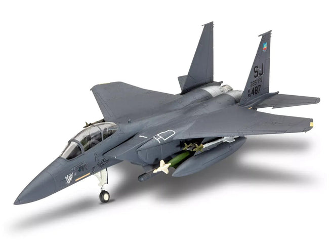 Level 4 Model Kit F-15E Strike Eagle Aircraft All-Included Kit 1/72 Scale Model by Revell-Revell-ModelCars.com